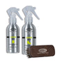 leather balm and leather wash bottle with the sponge from HELD