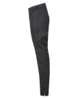 A side of black womens motorcycle pants with a front zip from Moto Girl