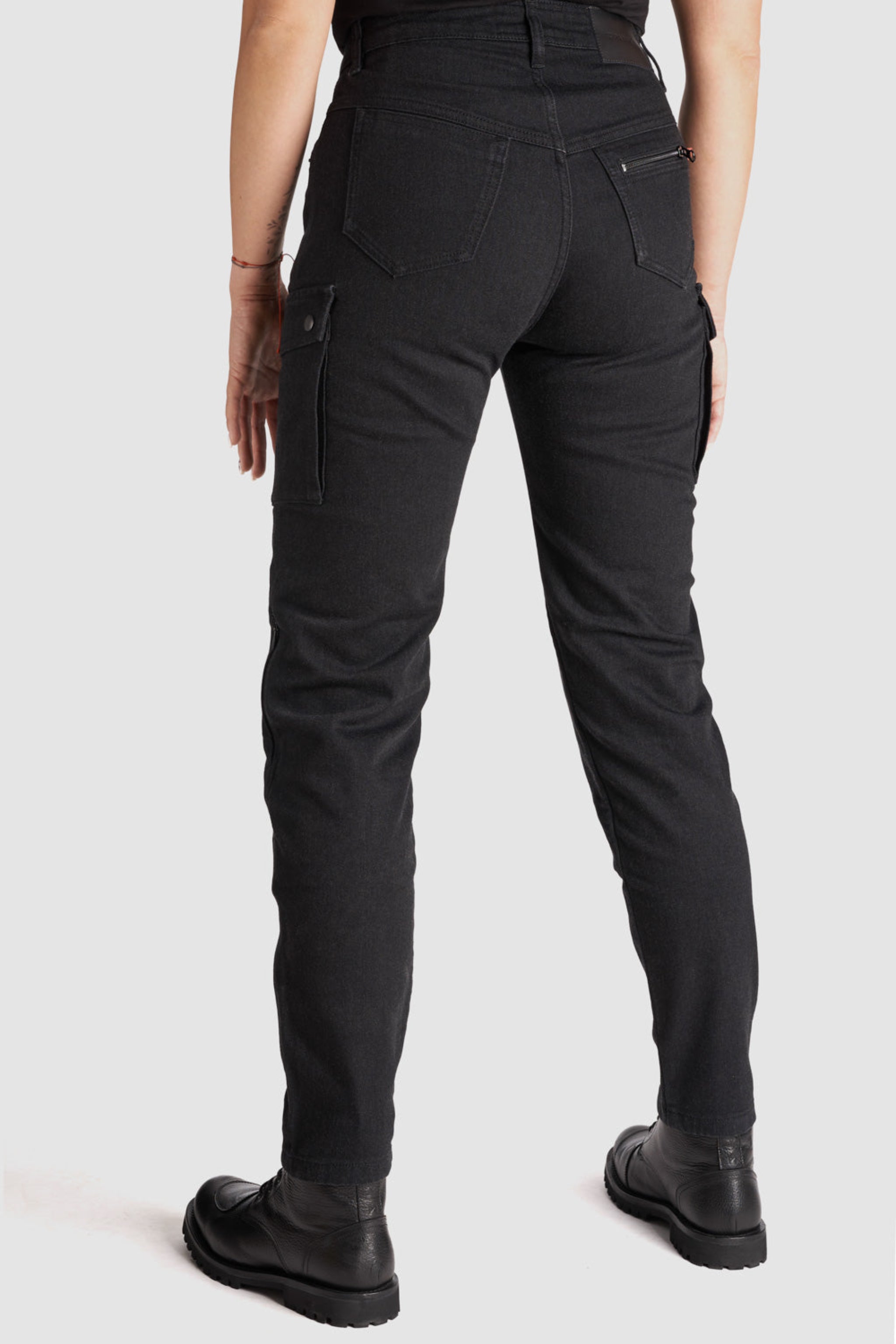 MILA CARGO BLACK – Motorcycle Jeans for Women - Pando Moto | Moto