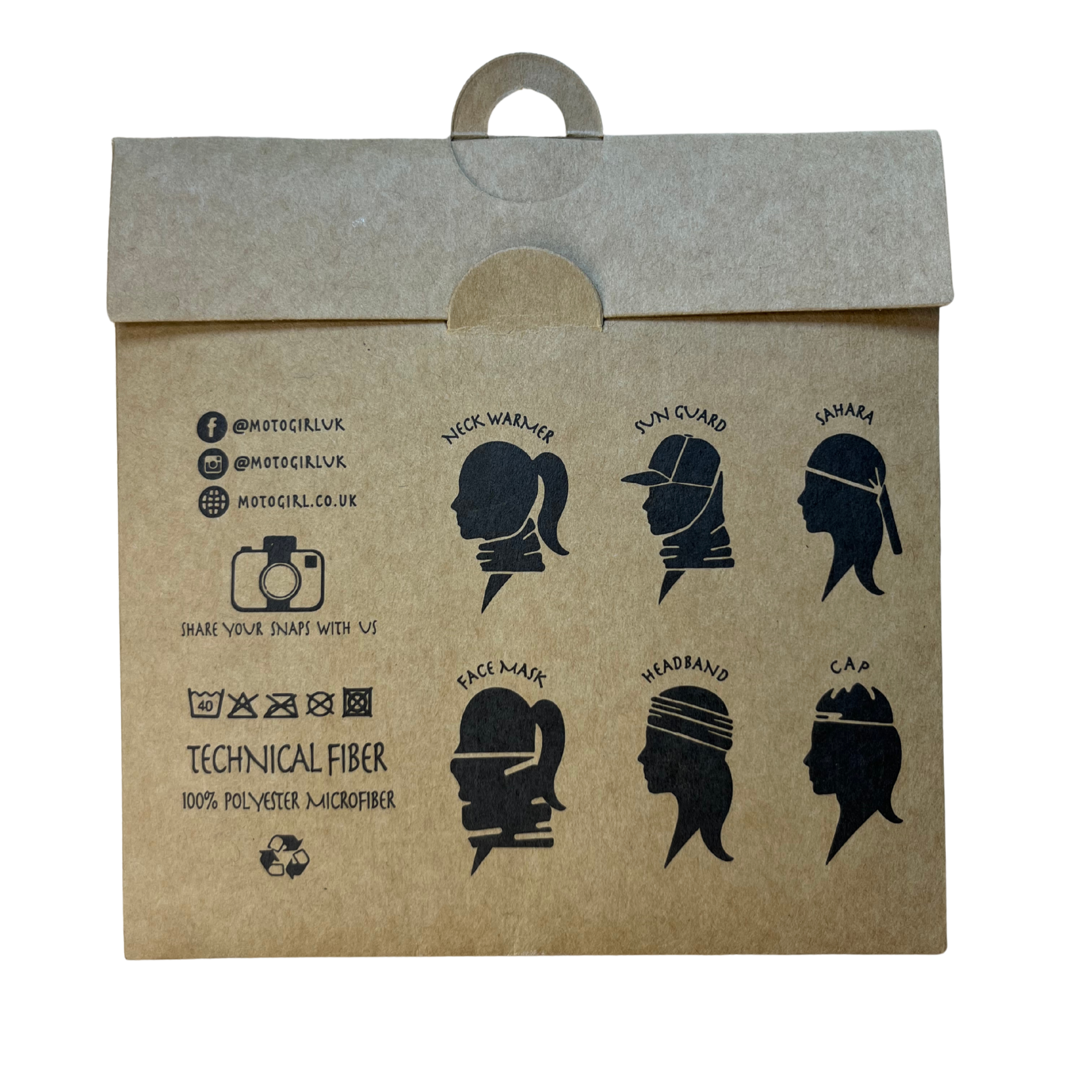 Moto Girl Neck Tube - Pop Art