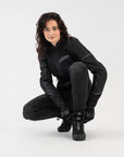 EDGE VENT LADY BLACK - Women's Motorcycle Sneakers