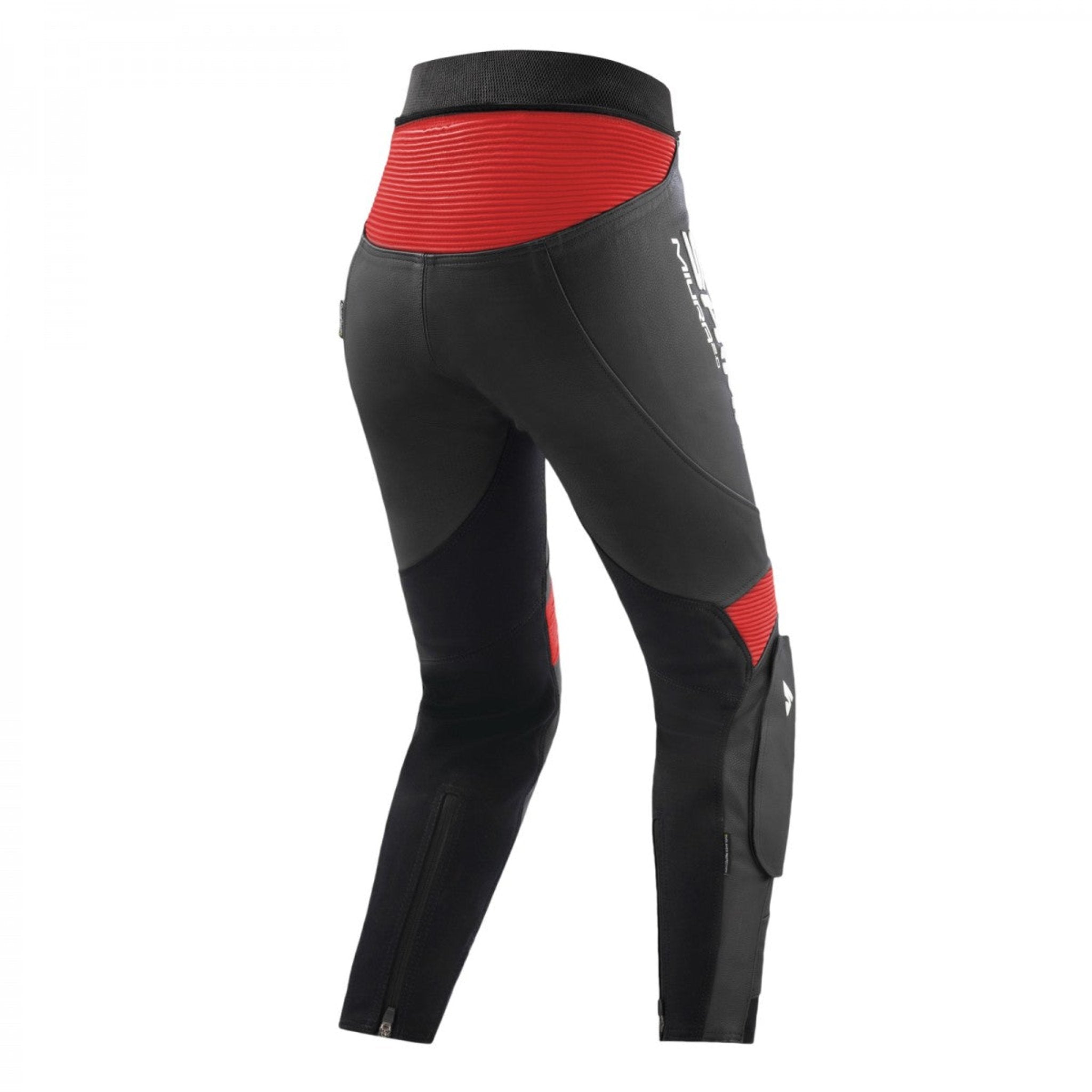 MIURA 2.0 BLACK/RED - Women's Motorcycle Leather Pants | Moto