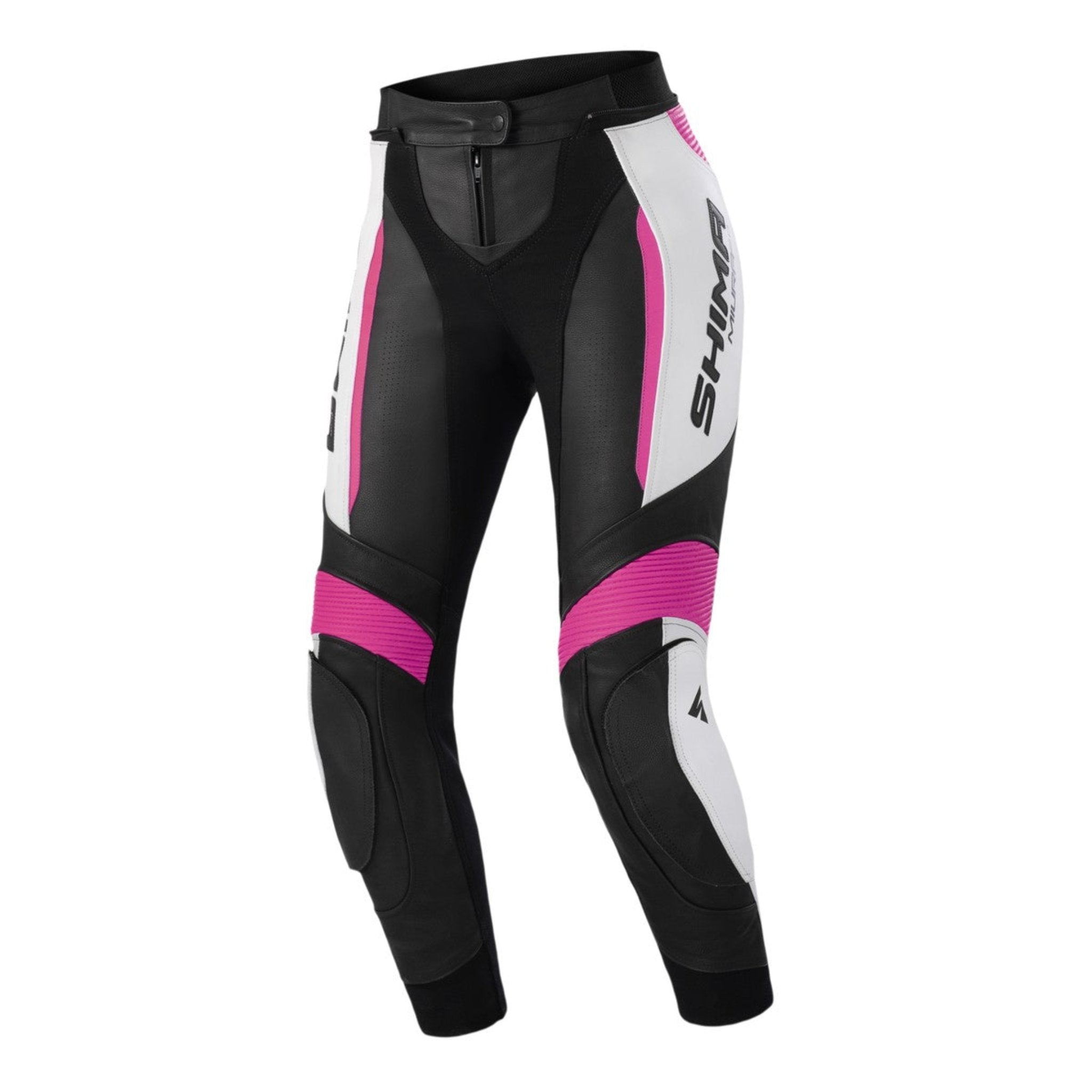 【ほぼ未使用】SPARK レザーライダースーツ 革つなぎ M-LL 黒 ピンク MIURA 2.0 PINK - Women's Motorcycle Leather Pants | Moto Lounge