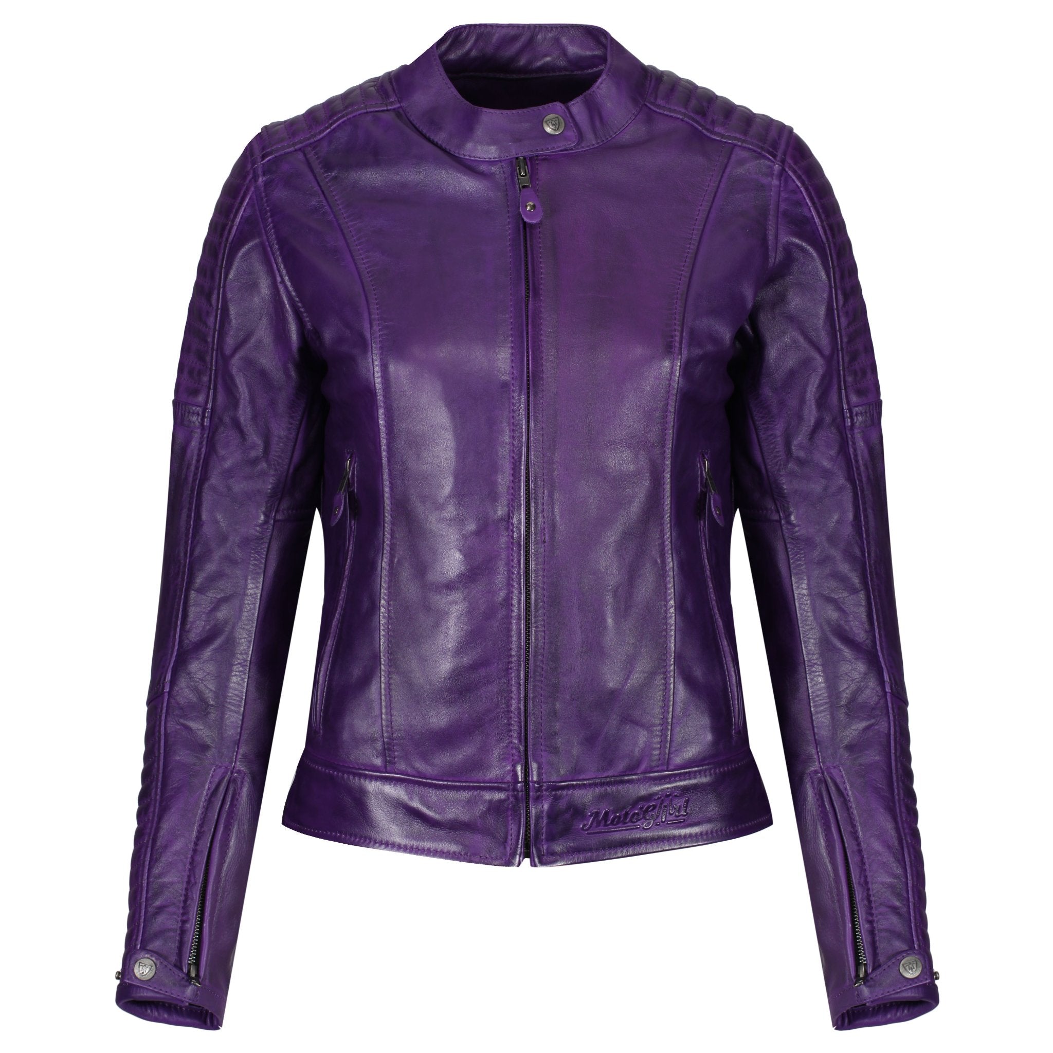 Purple jacket ladies best sale