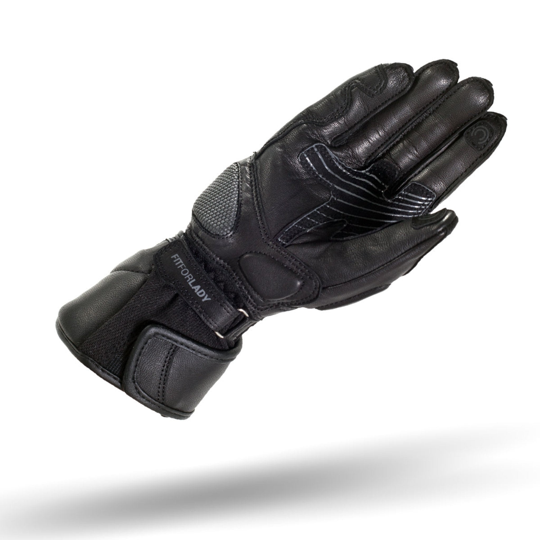 MONDE BLACK - Women's Motorcycle Leather Gloves | Moto Lounge