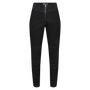black high waisted jeggings with front zipper from moto girl