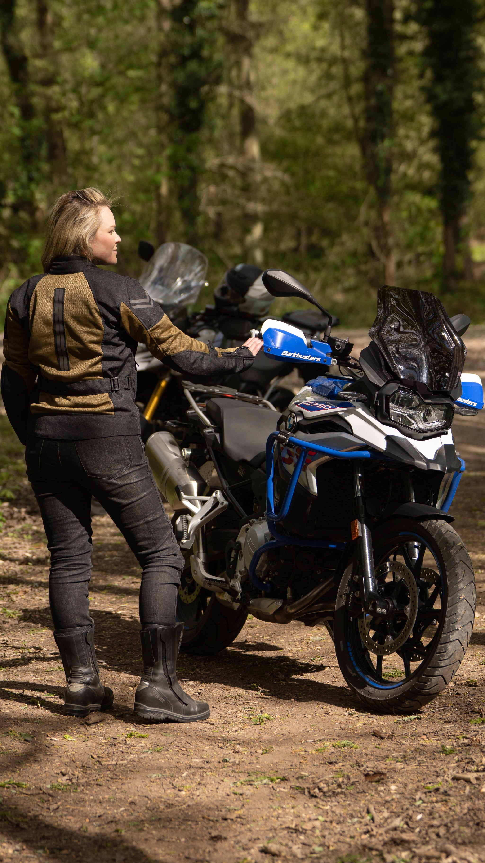 Bonnie Gold Mesh Motorcycle Jacket | Women's CE AA Rated
