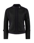 black mesh motorcycle jacket for women