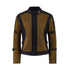 black and gold mesh motorcycle jacket for women