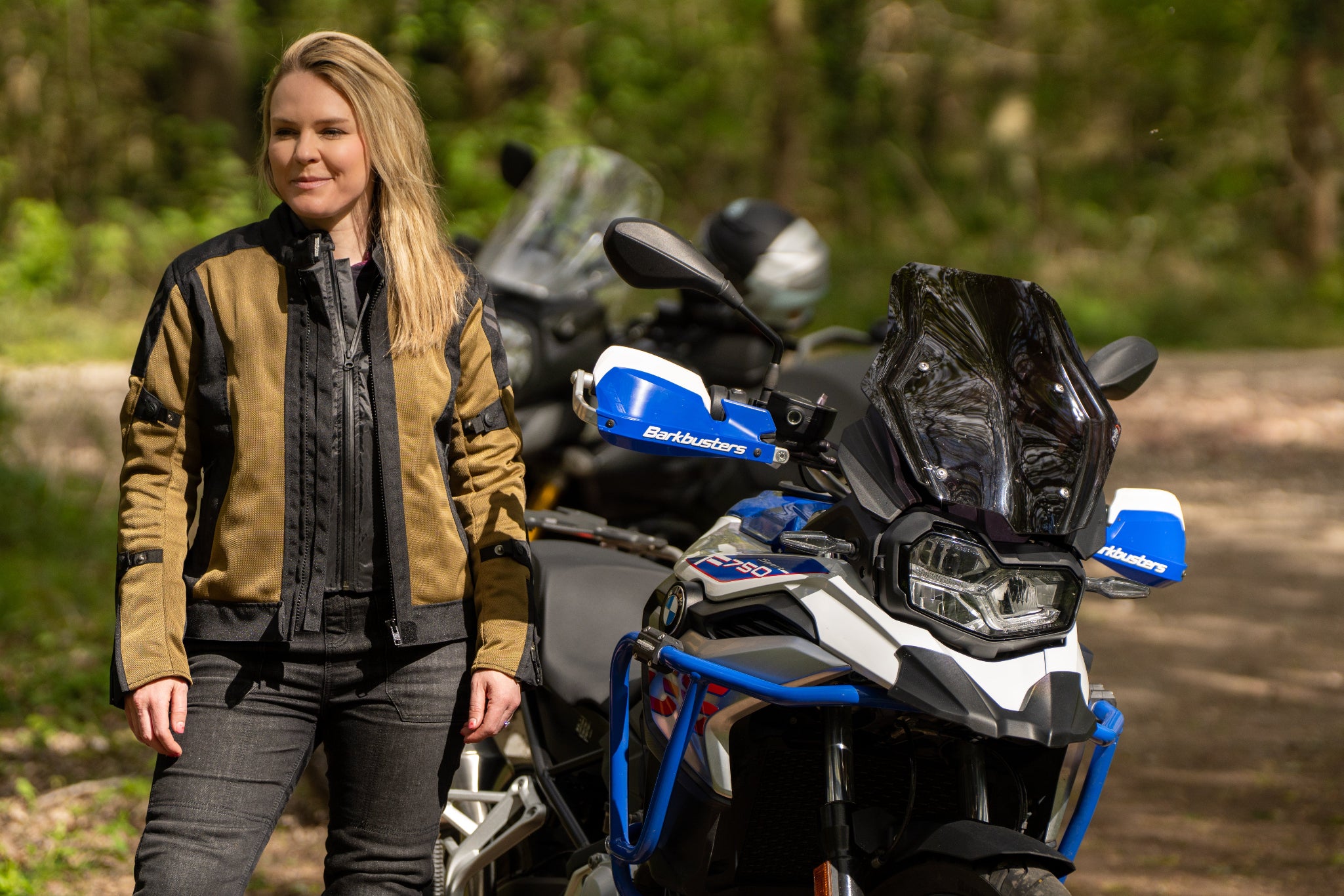 Bonnie Gold Mesh Motorcycle Jacket | Women's CE AA Rated