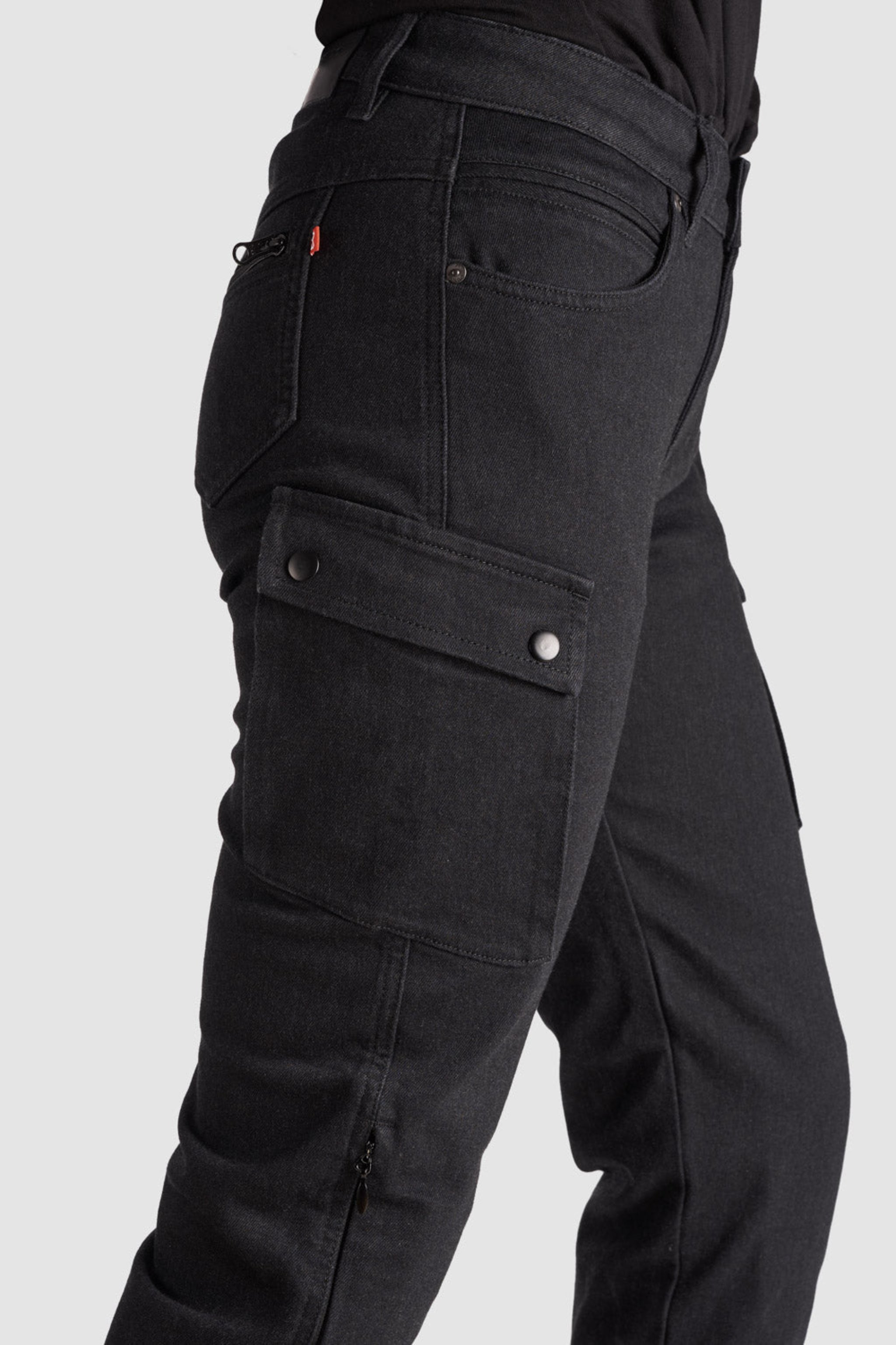 MILA CARGO BLACK – Motorcycle Jeans for Women - Pando Moto | Moto