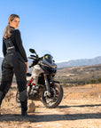 HERO 2.0 LADY - Dame motorcykel vandtætte tekstilbukser - Sort