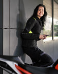 RUSH 2.0 LADY BLACK - Women's Waterproof Motorcycle Jacket