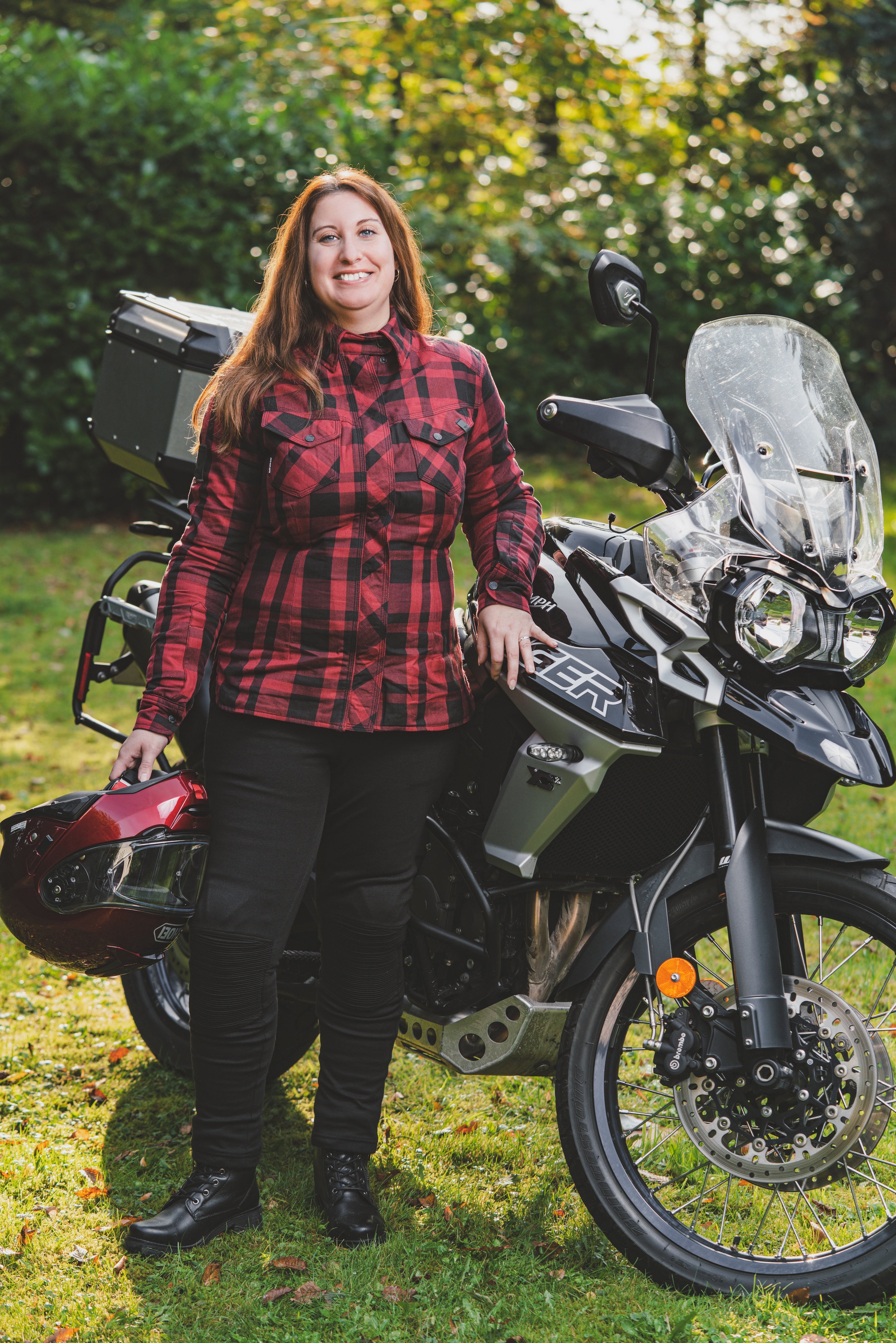 RIBBED KNEE - Ladies Motorcycle Leggings