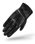 Black lady motorcycle glove from Shima 