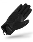 a palm of black lady motorcycle glove from Shima 