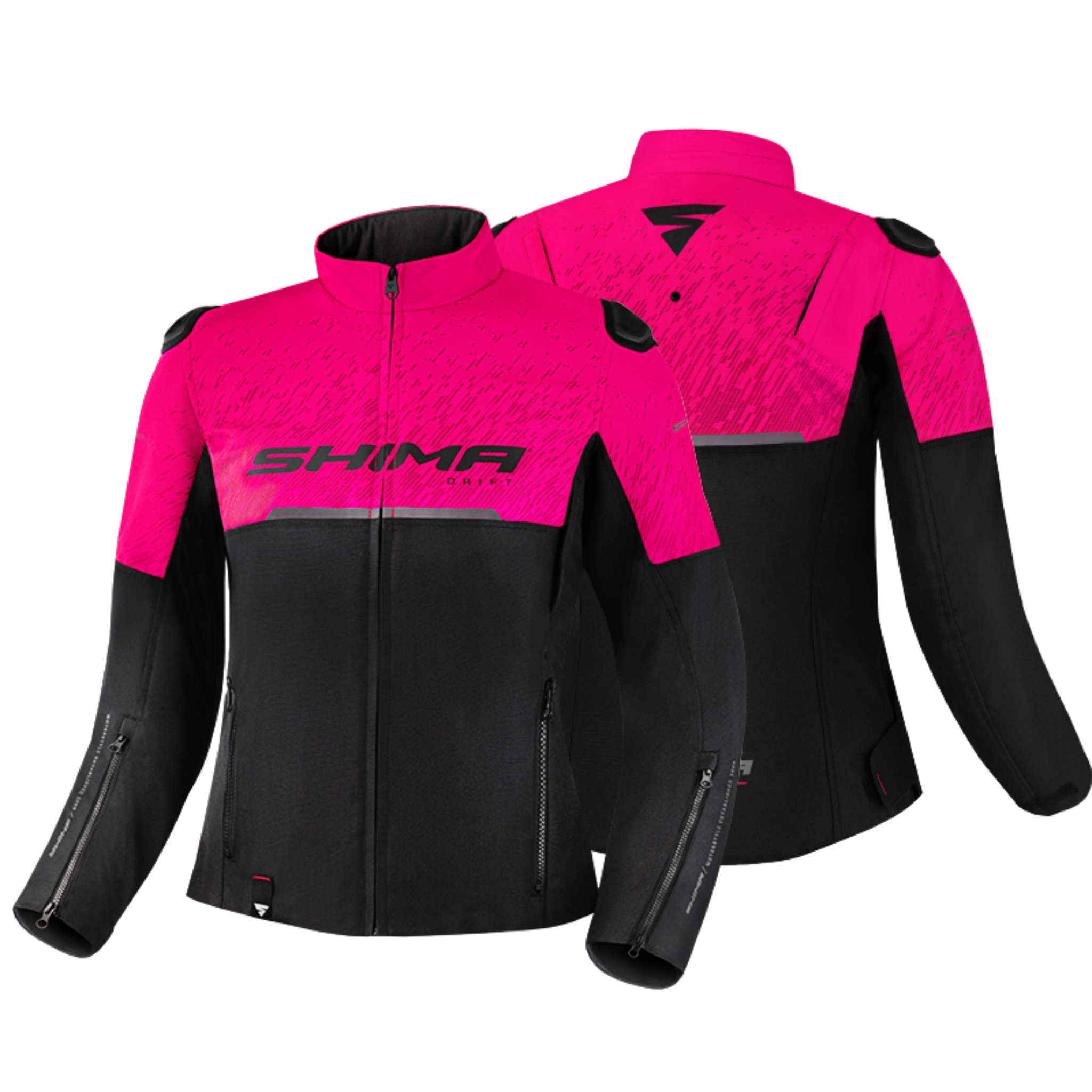 pink DRIFT  motorcycle jacket from Shima