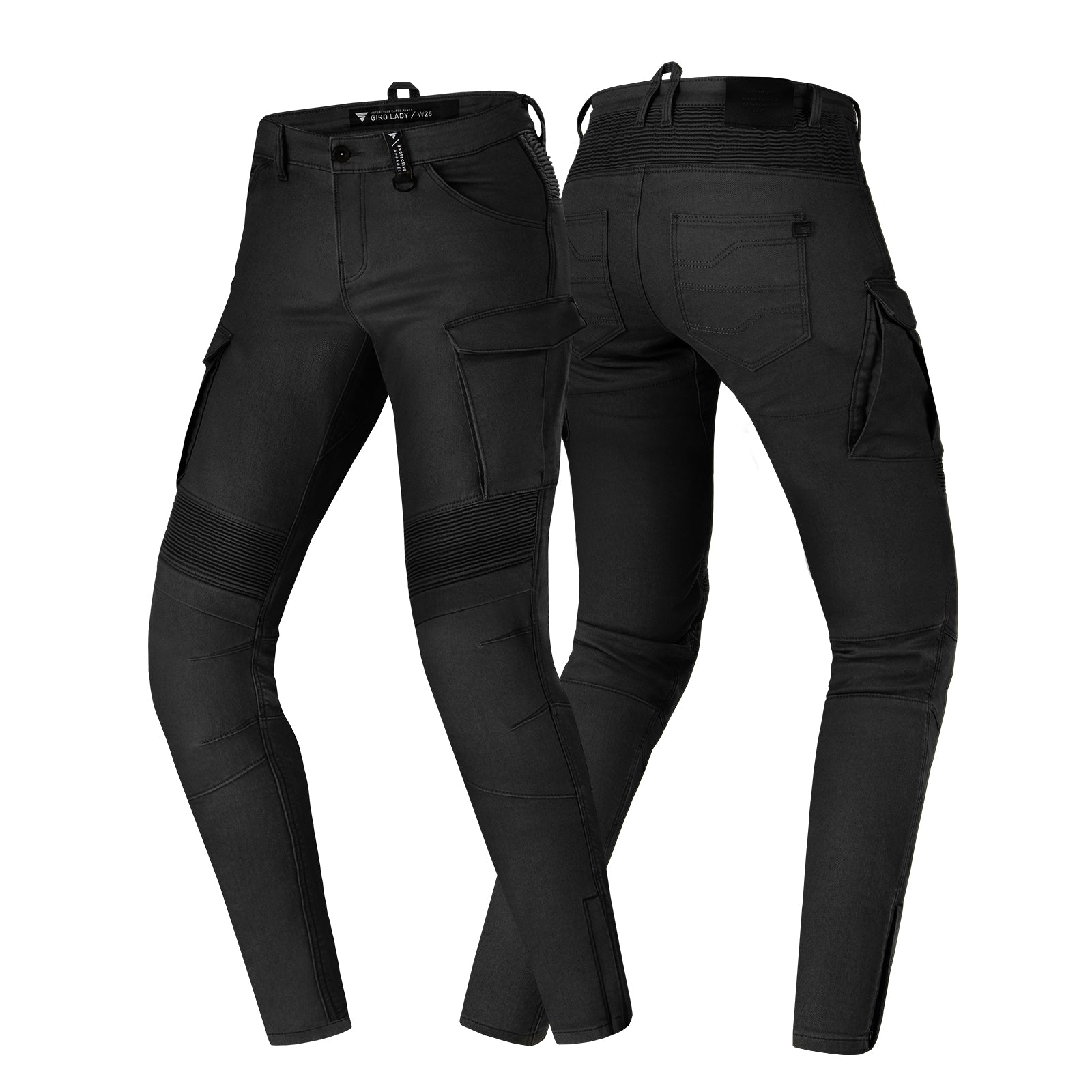 Black women&#39;s motorcycle cargo pants GIRO from SHIMA