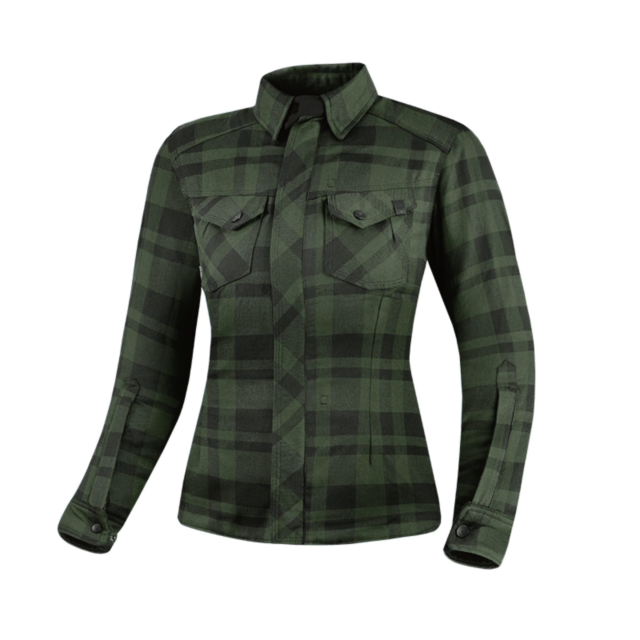 Green lady motorcycle shirt from Shima