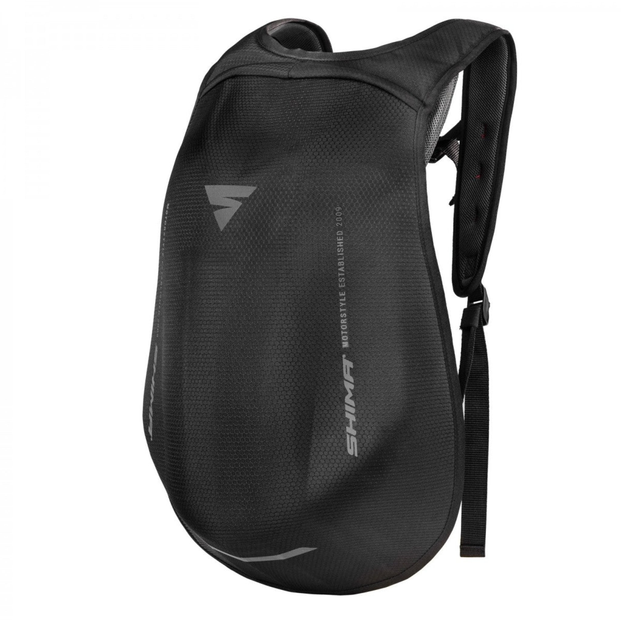 Black motorcycle packpack from shima