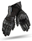 Black waterproof female motorcycle gloves from Shima 