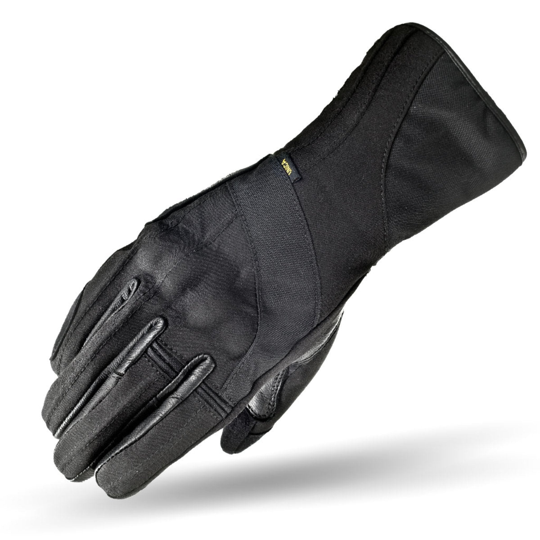 Black long waterproof women's motorcycle glove